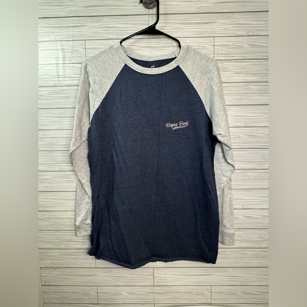 Navy and Gray Men's Cape Cod Shirt